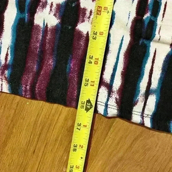 Bobbie Brooks Womens Tie-Dye Scoop Neck Stretch Summer Mini Dress Medium - Picture 6 of 6